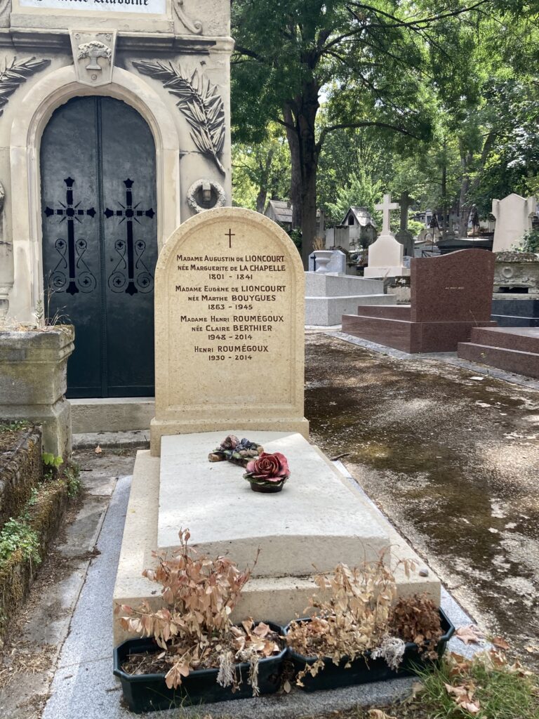 Tombe cimetière de Montmartre