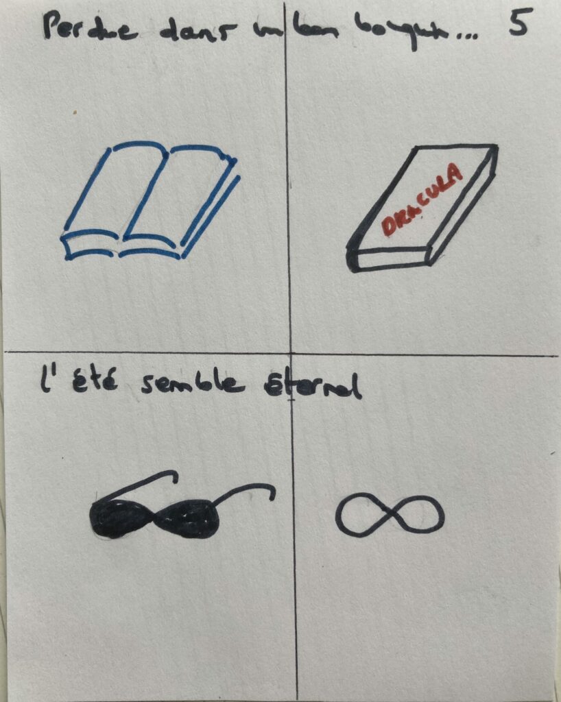 Dessin été vampirique